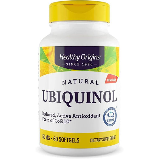 Healthy Origins Ubiquinol 50mg 60 Softgels | Premium Supplements at MYSUPPLEMENTSHOP