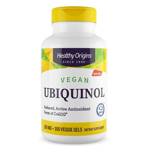 Healthy Origins Vegan Ubiquinol 100mg 150 Softgels | Premium Supplements at MYSUPPLEMENTSHOP
