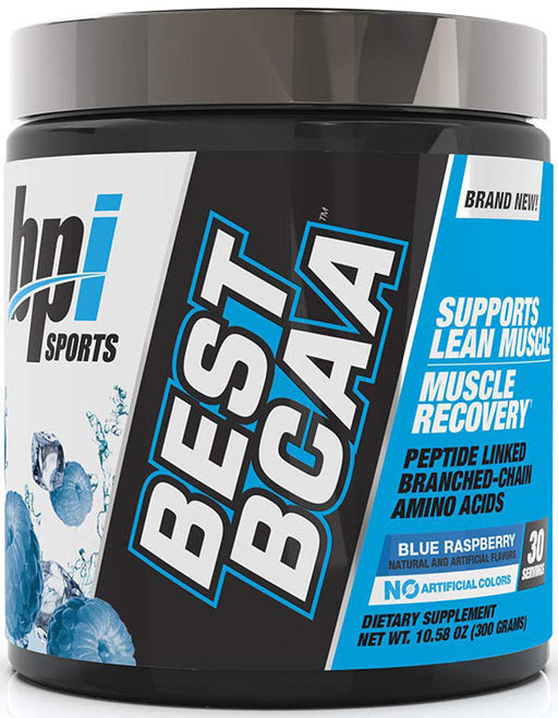 BPI Sports Best BCAA, Blue Raspberry - 300 grams | High-Quality Amino Acids and BCAAs | MySupplementShop.co.uk