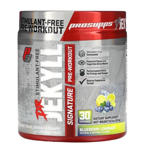 Pro Supps Dr. Jekyll Signature Blueberry Lemonade 243g at the cheapest price at MYSUPPLEMENTSHOP.co.uk