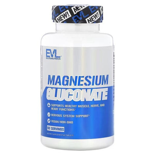 EVLution Nutrition Magnesium Gluconate - 60 tablets