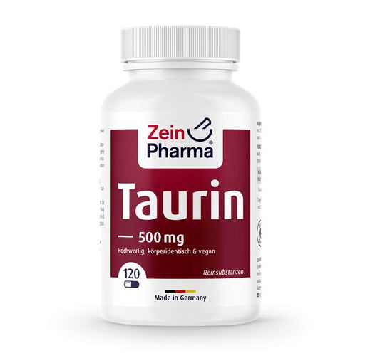 Zein Pharma Taurine, 500mg - 120 vcaps