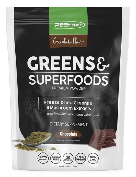 PEScience Greens & Superfoods, Chocolate - 285g