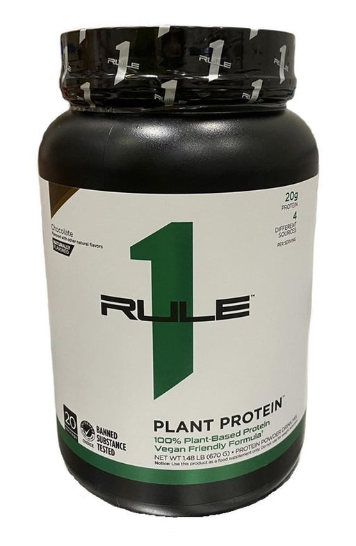 Rule One Plant Protein, Chocolate - 670g Best Value Pea Proteins at MYSUPPLEMENTSHOP.co.uk