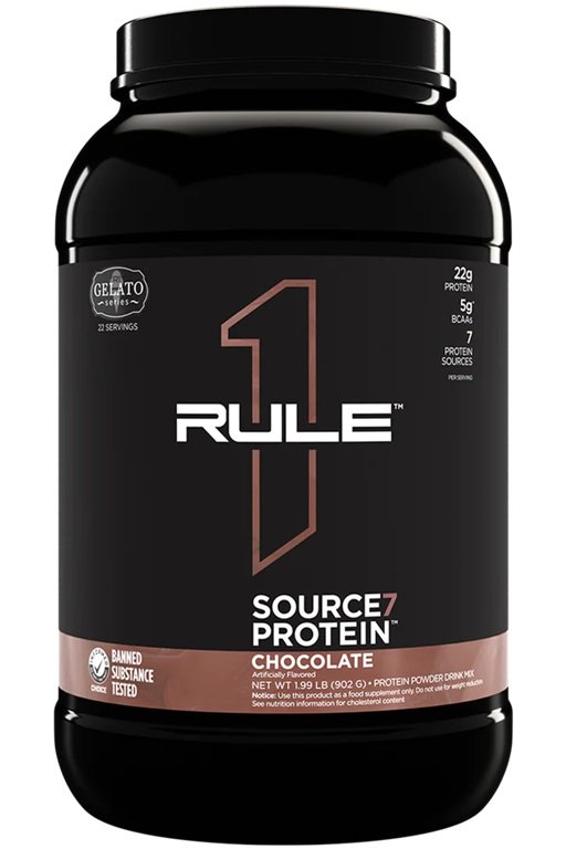 Source7 Protein, Chocolate Gelato - 902g | Premium Protein Blends at MYSUPPLEMENTSHOP.co.uk