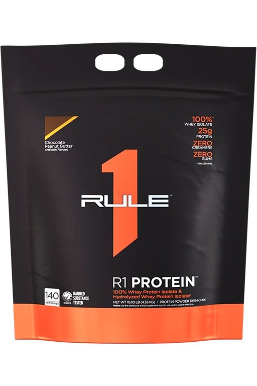 R1 Protein, Chocolate Peanut Butter - 4550g | Premium Whey Proteins at MYSUPPLEMENTSHOP.co.uk