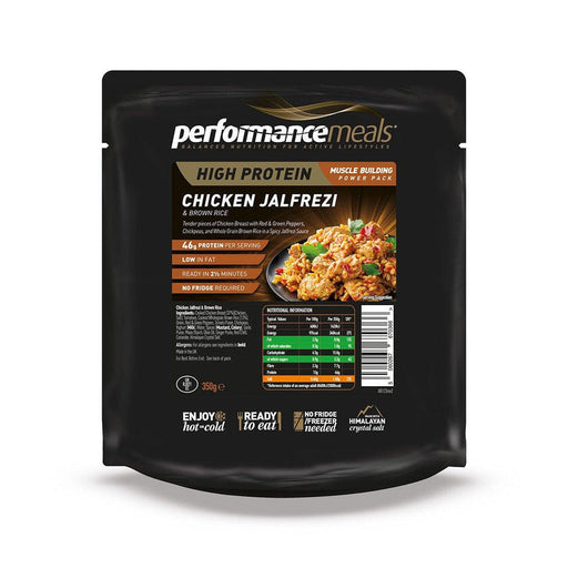 Performance Meals Protein Meal Pouch 350g Chicken Jalfrezi & Brown Rice | Top Rated Sports Supplements at MySupplementShop.co.uk