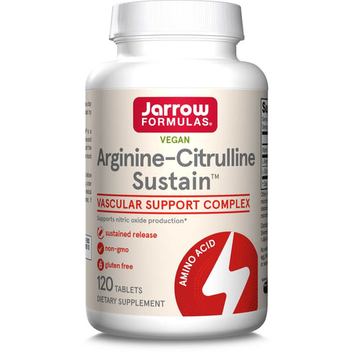 Jarrow Formulas Arginine-Citrulline Sustain 120 Tablets | Premium Supplements at MYSUPPLEMENTSHOP
