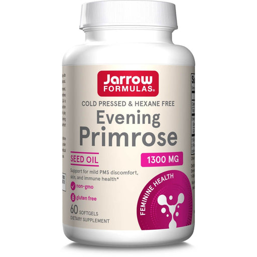 Jarrow Formulas Evening Primrose 1300mg 60 Softgels | Premium Supplements at MYSUPPLEMENTSHOP