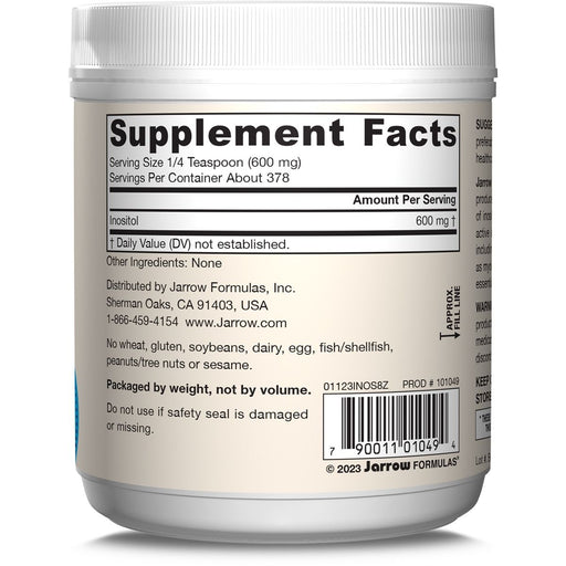 Jarrow Formulas Inositol Powder 8oz (227g) | Premium Supplements at MYSUPPLEMENTSHOP