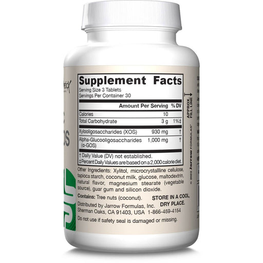 Jarrow Formulas Prebiotics XOS + Î±-GOS 90 Tablets | Premium Supplements at MYSUPPLEMENTSHOP