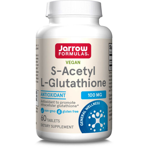 Jarrow Formulas S-Acetyl L-Glutathione 100mg 60 Tablets | Premium Supplements at MYSUPPLEMENTSHOP