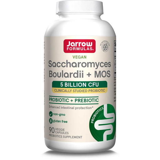 Jarrow Formulas Saccharomyces Boulardii + MOS 5 Billion 90 Veggie Capsules | Premium Supplements at MYSUPPLEMENTSHOP