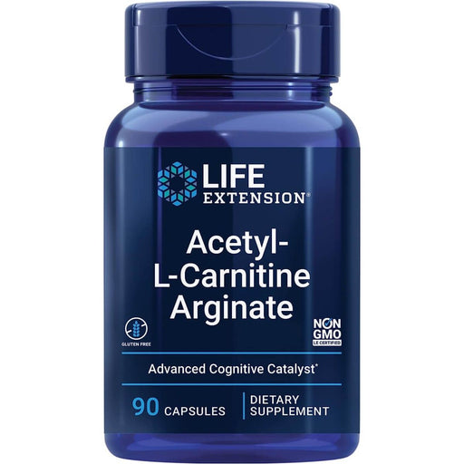 Life Extension Acetyl-L-Carnitine Arginate 90 Capsules | Premium Supplements at MYSUPPLEMENTSHOP