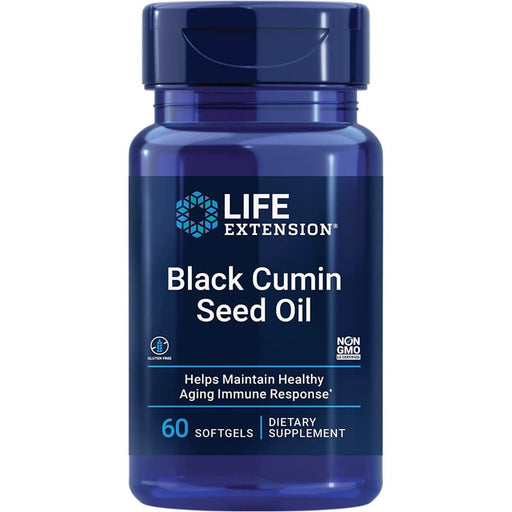 Life Extension Black Cumin Seed Oil 60 Softgels | Premium Supplements at MYSUPPLEMENTSHOP