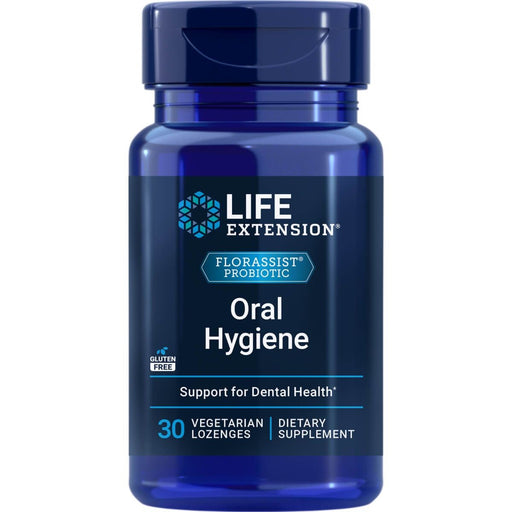 Life Extension FLORASSIST Oral Hygiene 30 Vegetarian Lozenges | Premium Supplements at MYSUPPLEMENTSHOP
