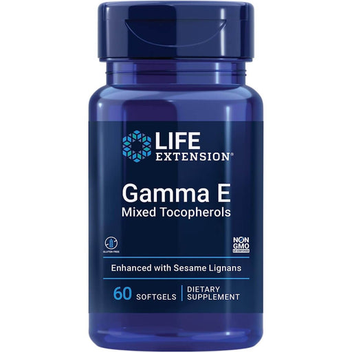 Life Extension Gamma E Mixed Tocopherols 60 Softgels | Premium Supplements at MYSUPPLEMENTSHOP