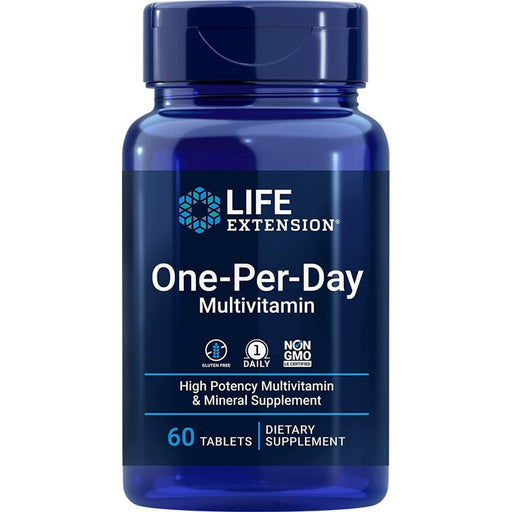 Life Extension One-Per-Day Multivitamin 60 Tablets | Premium Supplements at MYSUPPLEMENTSHOP