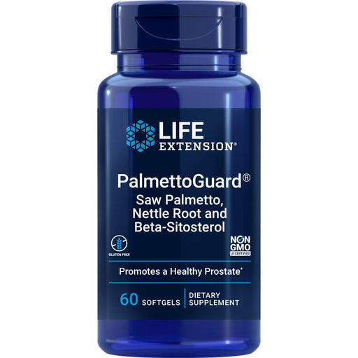 Life Extension PalmettoGuard Saw Palmetto/Nettle Root and Beta-Sitosterol 60 Softgels | Premium Supplements at MYSUPPLEMENTSHOP