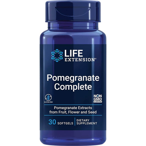 Life Extension Pomegranate Complete 30 Softgels | Premium Supplements at MYSUPPLEMENTSHOP