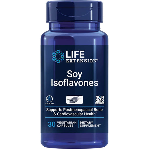 Life Extension Super Absorbable Soy Isoflavones 60 Vegetarian Capsules | Premium Supplements at MYSUPPLEMENTSHOP