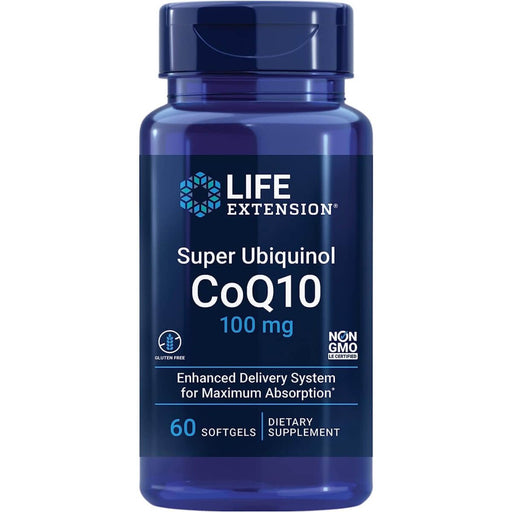 Life Extension Super Ubiquinol CoQ10 100 mg 60 Softgels | Premium Supplements at MYSUPPLEMENTSHOP