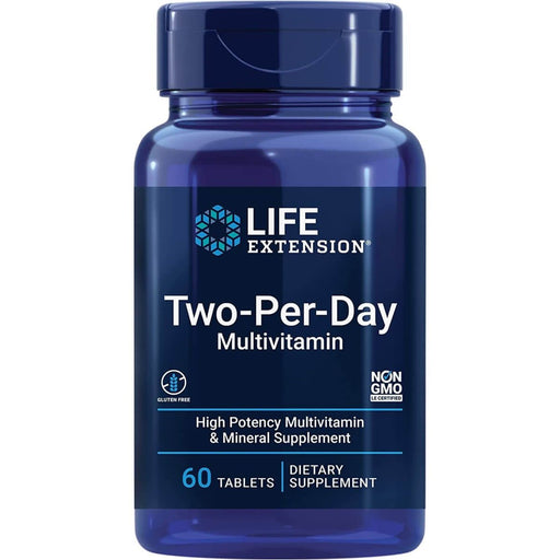 Life Extension Two-Per-Day Multivitamin 60 Tablets | Premium Supplements at MYSUPPLEMENTSHOP