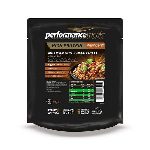 Performance Meals Protein Meal Pouch 350g Mexican Style Beef & Brown Rice | Top Rated Sports Supplements at MySupplementShop.co.uk