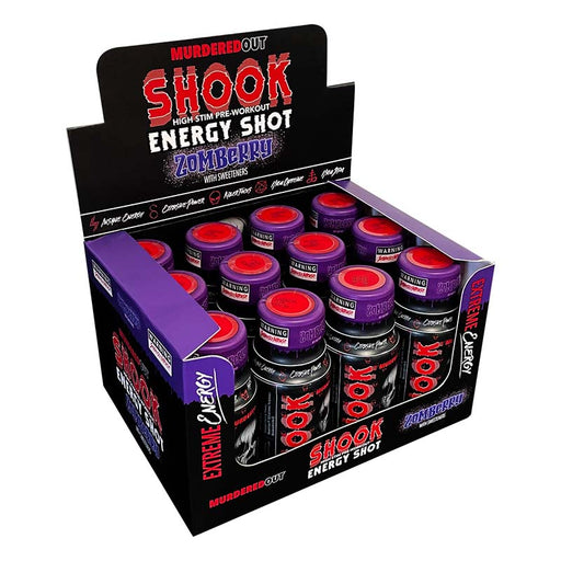 Murdered Out Shook Shot 12x60ml Zomberry | Top Rated Supplements at MySupplementShop.co.uk