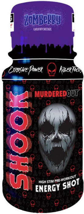 Murdered Out Shook Shot 12x60ml Zomberry | Top Rated Pre Workout at MySupplementShop.co.uk