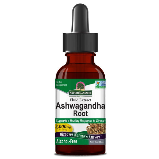 Nature's Answer Ashwagandha Root 2,000mg 2 Oz (60ml) | Premium Supplements at MYSUPPLEMENTSHOP