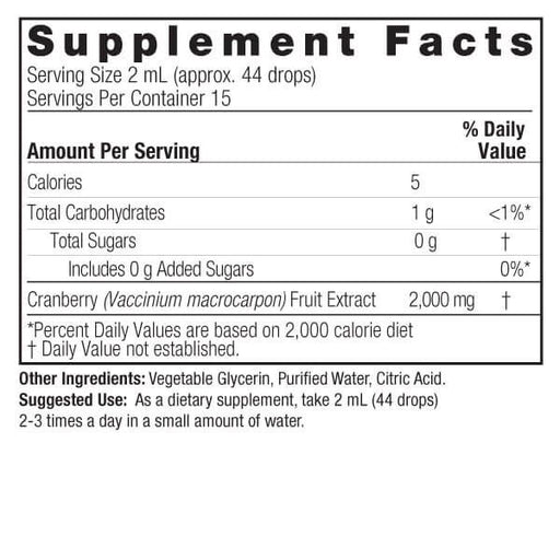 Nature's Answer Cranberry Extract 10,000mg 1 Oz (30ml) | Premium Supplements at MYSUPPLEMENTSHOP