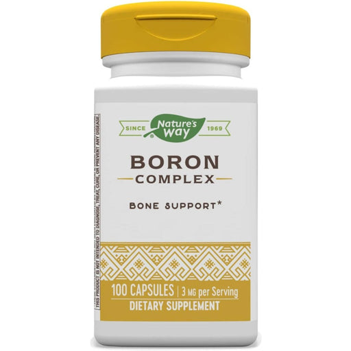 Nature's Way Boron Complex 3mg 100 Capsules | Premium Supplements at MYSUPPLEMENTSHOP