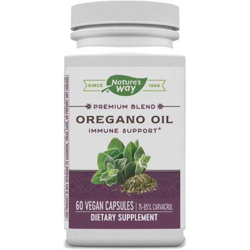 Nature's Way Oregano Oil 60 Vegan Capsules | Premium Supplements at MYSUPPLEMENTSHOP