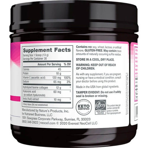NeoCell Super Collagen PLUS with Vitamin C &ampHyaluronic Acid 13.7 Oz Best Value Hair Care at MYSUPPLEMENTSHOP.co.uk