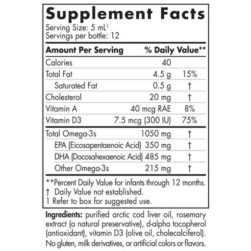 Nordic Naturals Baby's DHA Omega 3 with Vitamin D3 1,050mg 2 fl oz | Premium Supplements at MYSUPPLEMENTSHOP