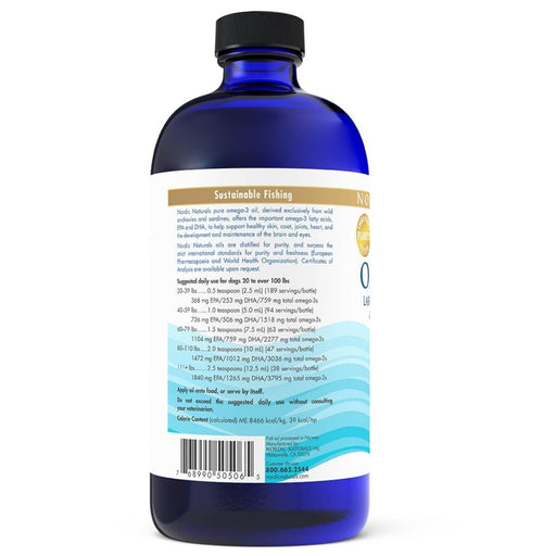Nordic Naturals Omega-3 Pet 16 fl oz | Premium Supplements at MYSUPPLEMENTSHOP