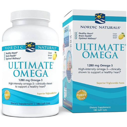 Nordic Naturals Ultimate Omega-3 1280mg 180 Softgels | Premium Supplements at MYSUPPLEMENTSHOP