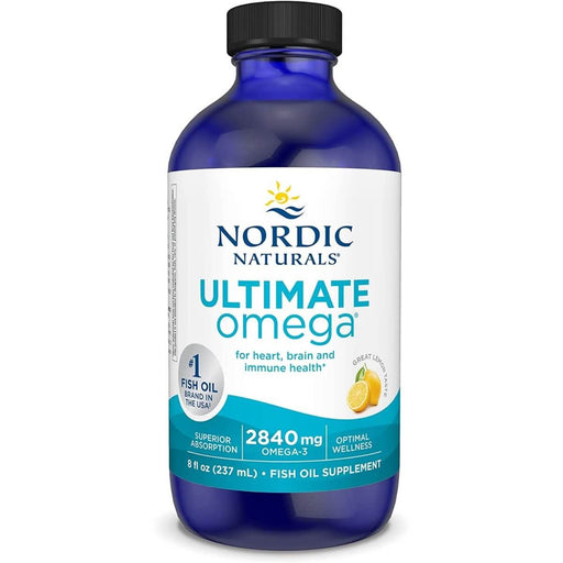 Nordic Naturals Ultimate Omega-3 2,840mg Liquid 8 fl oz (Lemon) | Premium Supplements at MYSUPPLEMENTSHOP