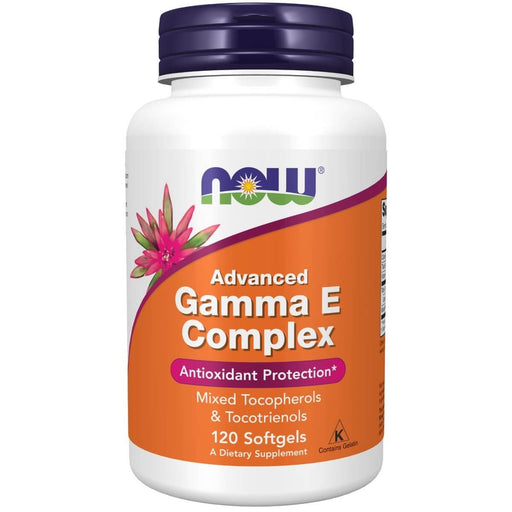 NOW Foods Advanced Gamma E Complex 120 Softgels | Premium Supplements at MYSUPPLEMENTSHOP