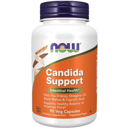NOW Foods Candida Support 90 Veg Capsules | Premium Supplements at MYSUPPLEMENTSHOP