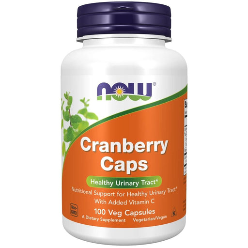 NOW Foods Cranberry Caps with Added Vitamin C 100 Veg Capsules | Premium Supplements at MYSUPPLEMENTSHOP