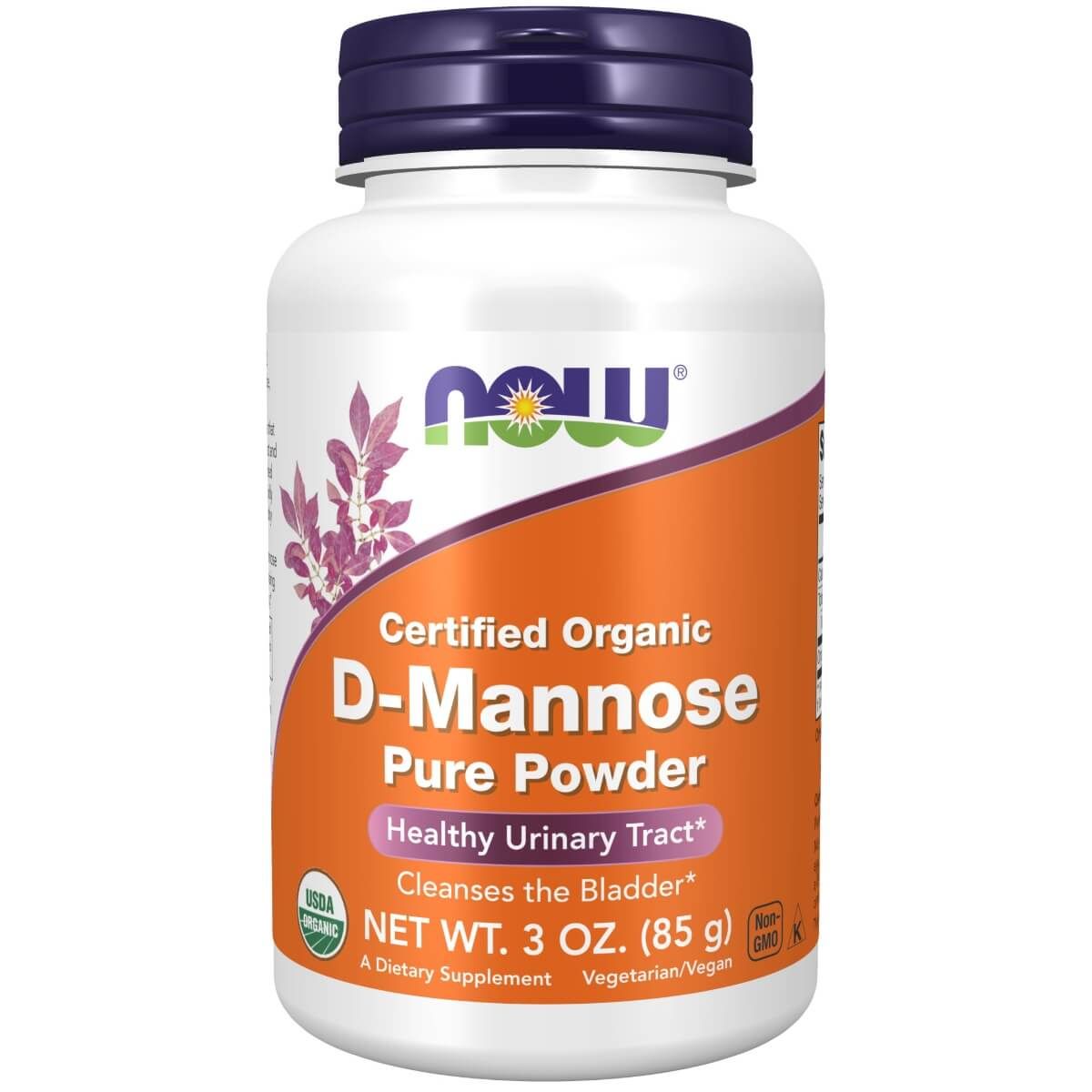 NOW Foods D-Mannose Powder 3oz (85g) | Premium Supplements at MYSUPPLEMENTSHOP
