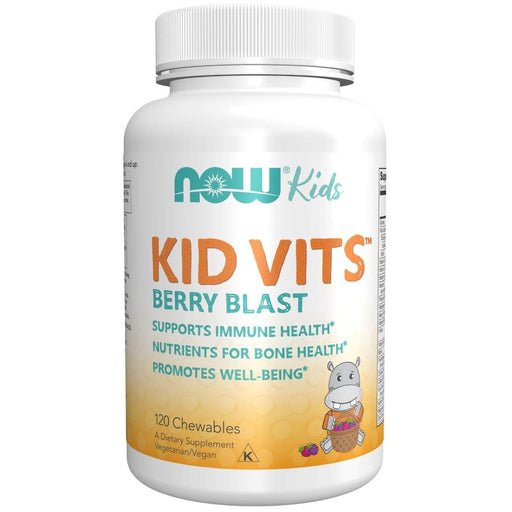 NOW Foods Kid Vits Berry Blast 120 Chewables | Premium Supplements at MYSUPPLEMENTSHOP