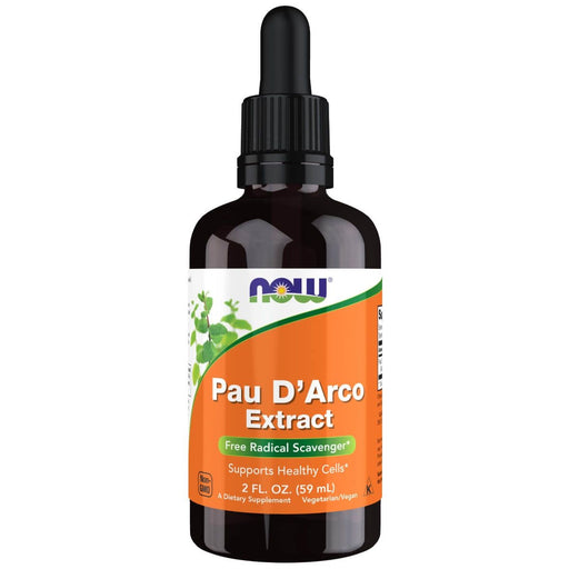 NOW Foods Pau D'Arco Extract Liquid 2oz (59ml) | Premium Supplements at MYSUPPLEMENTSHOP