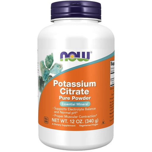 NOW Foods Potassium Citrate Powder 12ox (340g) | Premium Supplements at MYSUPPLEMENTSHOP