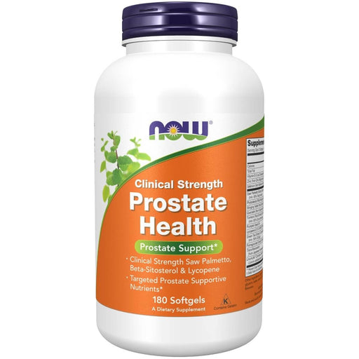 NOW Foods Prostate Health Clinical Strength 180 Softgels | Premium Supplements at MYSUPPLEMENTSHOP