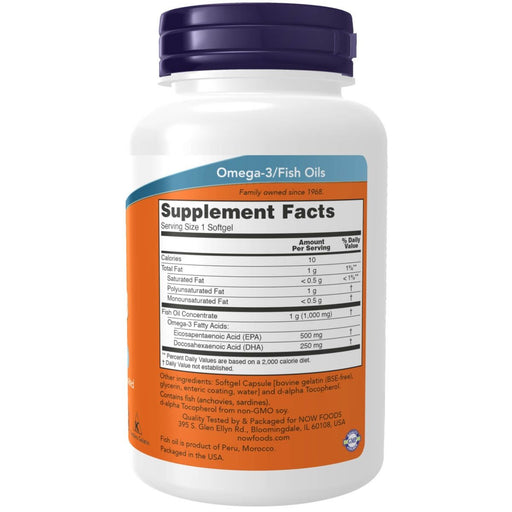 NOW Foods Ultra Omega-3 Fish Oil 90 Softgels | Premium Supplements at MYSUPPLEMENTSHOP