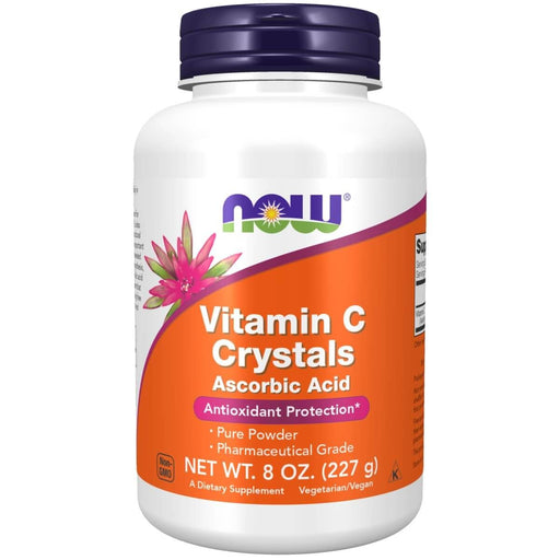 NOW Foods Vitamin C Crystals 8oz (227g) | Premium Supplements at MYSUPPLEMENTSHOP