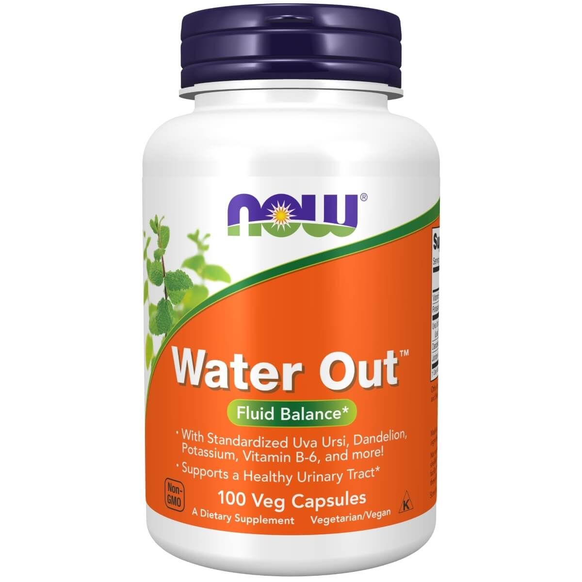 NOW Foods Water Out 100 Veg Capsules | Premium Supplements at MYSUPPLEMENTSHOP